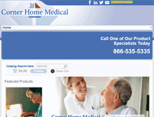 Tablet Screenshot of cornermedical.com